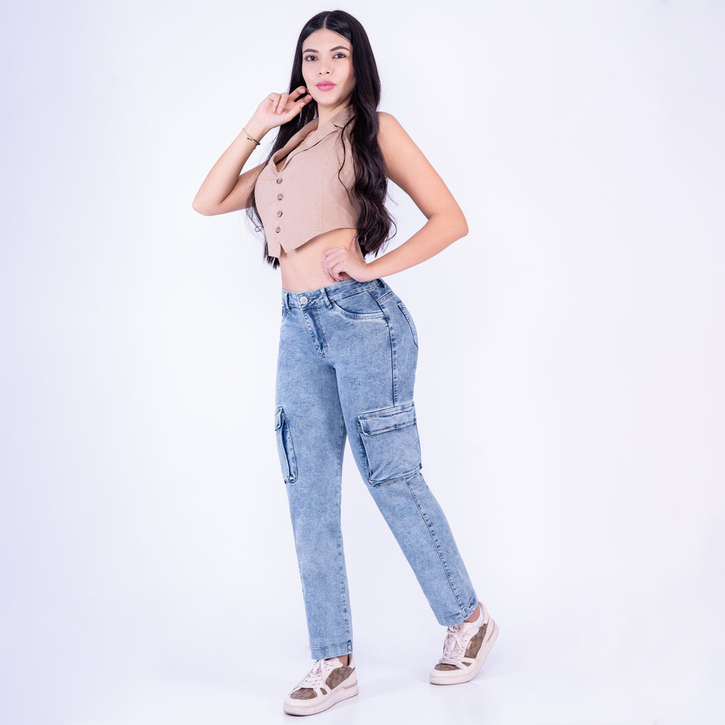 JEANS CARGO STRECH REF. 30282