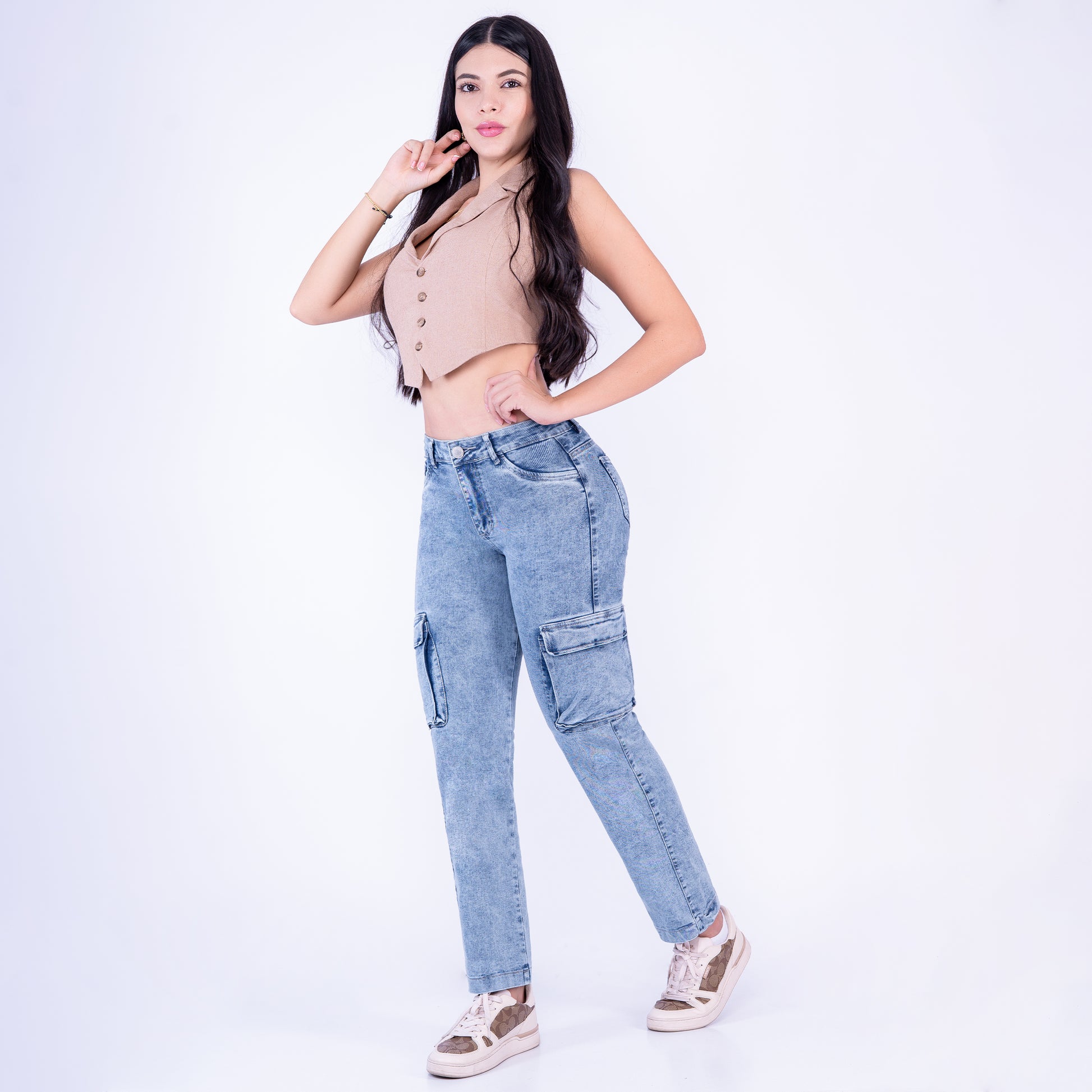 JEANS CARGO STRECH REF. 30282